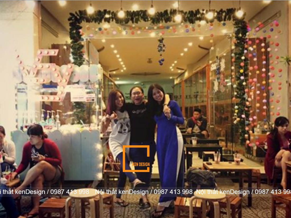 Trang trí quán trà sữa vỉa hè như thế nào